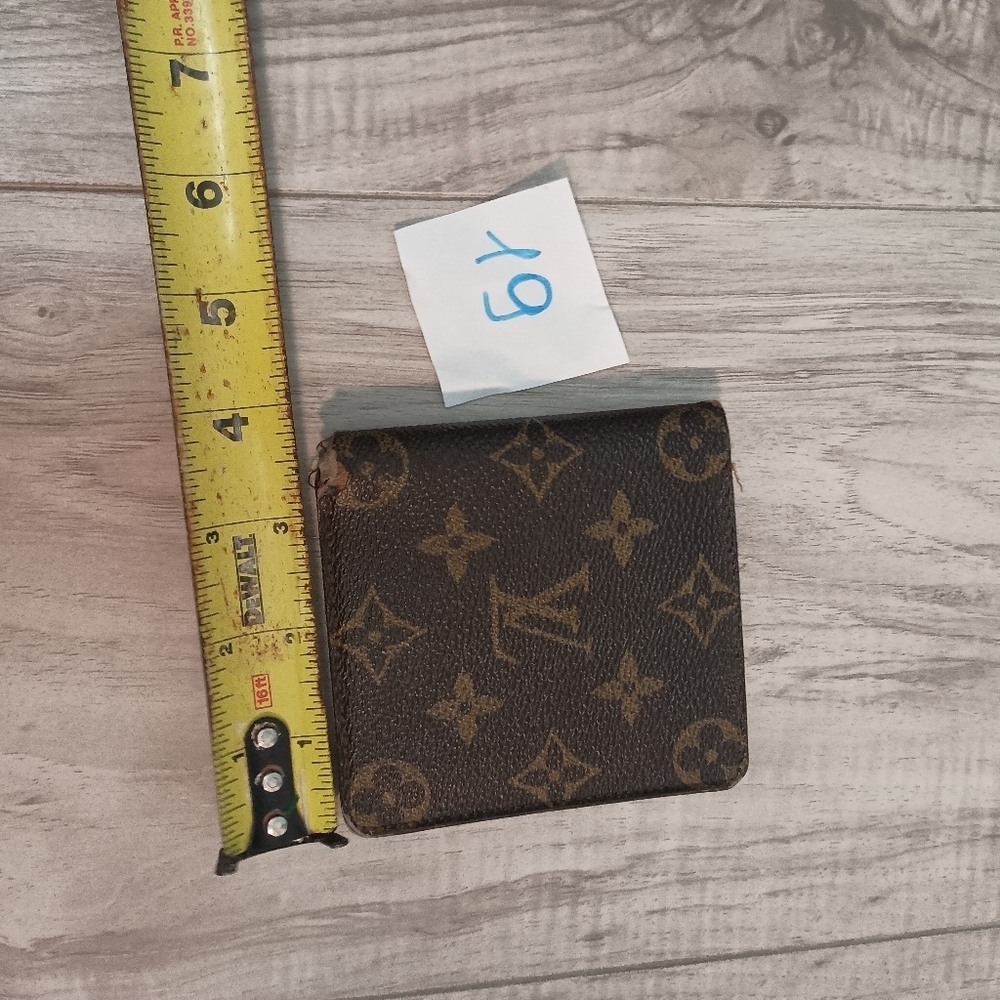 LOUIS VUITTON Monogram Wallet Bi-fold Billets 6 Credit - Picture 9 of 10